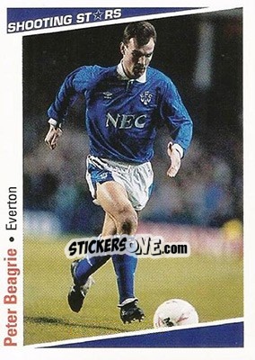 Sticker Beagrie Peter - Shooting Stars 1991-1992 - Merlin