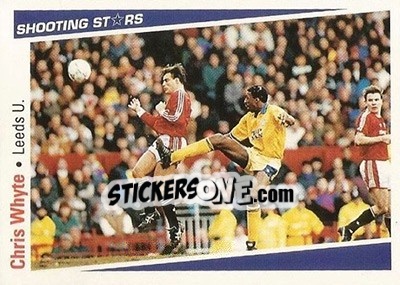 Figurina Whyte Chris - Shooting Stars 1991-1992 n. 95 - Merlin