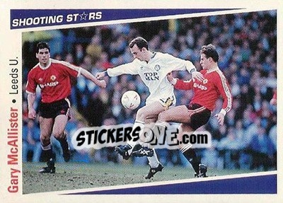 Sticker McAllister Gary - Shooting Stars 1991-1992 - Merlin