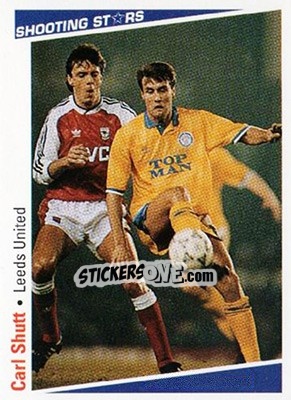 Sticker Shutt Carl - Shooting Stars 1991-1992 - Merlin