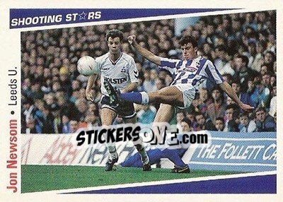 Sticker Newsom Jon - Shooting Stars 1991-1992 - Merlin