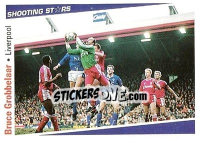 Sticker Grobbelaar Bruce - Shooting Stars 1991-1992 n. 107 - Merlin