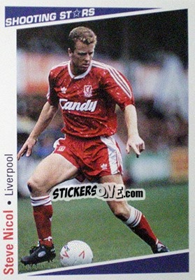 Sticker Nicol Steve - Shooting Stars 1991-1992 - Merlin