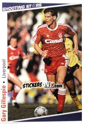 Sticker Gillespie Gary - Shooting Stars 1991-1992 - Merlin