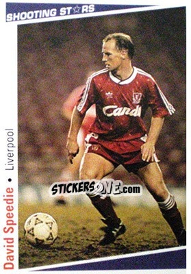 Sticker Speedie David - Shooting Stars 1991-1992 n. 120 - Merlin