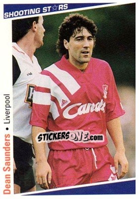 Sticker Saunders Dean - Shooting Stars 1991-1992 - Merlin