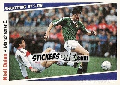 Sticker Quinn Niall - Shooting Stars 1991-1992 n. 146 - Merlin