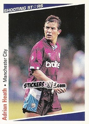 Sticker Heath Adrian - Shooting Stars 1991-1992 - Merlin