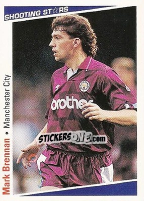 Sticker Brennan Mark - Shooting Stars 1991-1992 - Merlin