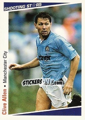 Sticker Allen Clive - Shooting Stars 1991-1992 n. 154 - Merlin