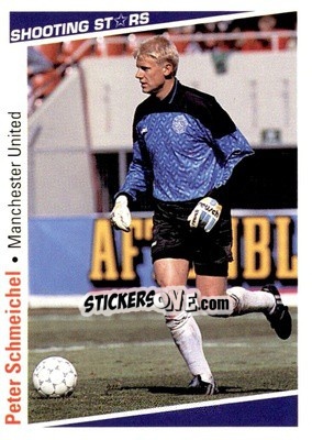 Sticker Schmeichel Peter - Shooting Stars 1991-1992 n. 156 - Merlin