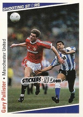Sticker Pallister Gary - Shooting Stars 1991-1992 n. 161 - Merlin