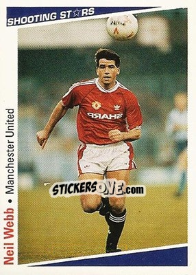 Sticker Webb Neil - Shooting Stars 1991-1992 - Merlin