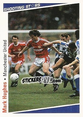 Sticker Hughes Mark - Shooting Stars 1991-1992 n. 165 - Merlin