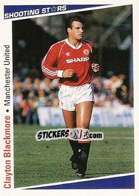 Sticker Blackmore Clayton - Shooting Stars 1991-1992 n. 166 - Merlin