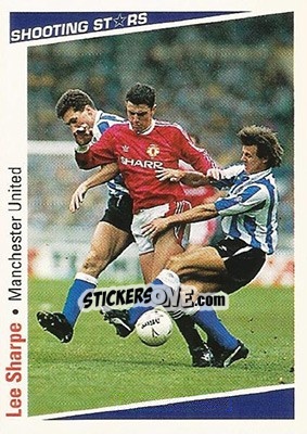 Sticker Sharpe Lee - Shooting Stars 1991-1992 - Merlin