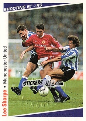 Sticker Sharpe Lee - Shooting Stars 1991-1992 n. 168a - Merlin
