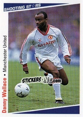 Cromo Wallace Danny - Shooting Stars 1991-1992 n. 169 - Merlin