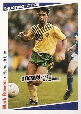 Sticker Bowen Mark - Shooting Stars 1991-1992 - Merlin