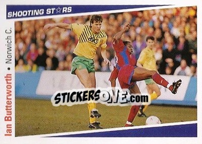 Sticker Butterworth Ian - Shooting Stars 1991-1992 n. 174 - Merlin