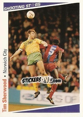 Sticker Sherwood Tim - Shooting Stars 1991-1992 - Merlin