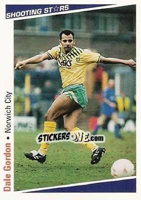 Sticker Gordon Dale - Shooting Stars 1991-1992 n. 177 - Merlin