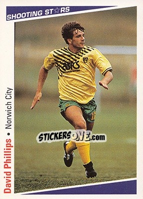 Sticker Phillips David - Shooting Stars 1991-1992 n. 180 - Merlin