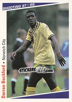 Cromo Beckford Darren - Shooting Stars 1991-1992 - Merlin