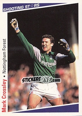 Sticker Crossley Mark - Shooting Stars 1991-1992 n. 185 - Merlin