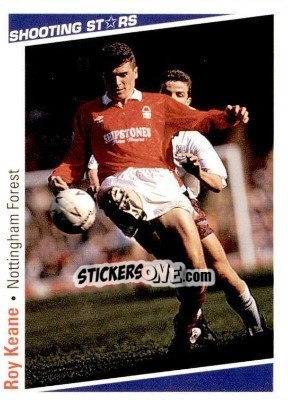 Cromo Keane Roy - Shooting Stars 1991-1992 - Merlin