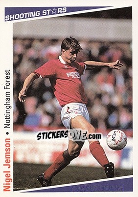 Sticker Jemson Nigel - Shooting Stars 1991-1992 n. 197 - Merlin