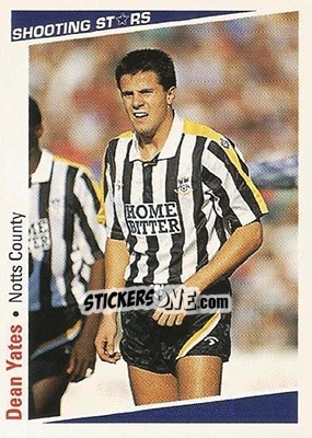 Sticker Yates Dean - Shooting Stars 1991-1992 n. 201 - Merlin
