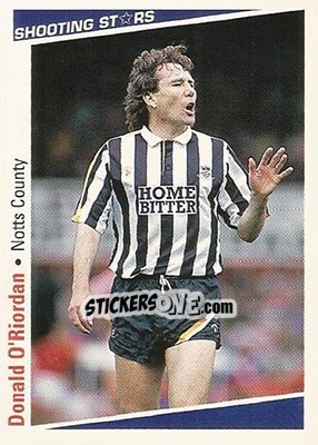 Sticker O'Riordan Donald - Shooting Stars 1991-1992 - Merlin