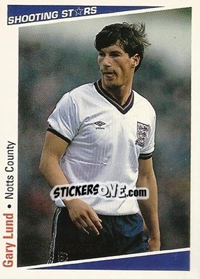 Sticker Lund Gary - Shooting Stars 1991-1992 - Merlin