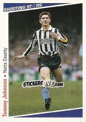 Sticker Johnson Tommy - Shooting Stars 1991-1992 - Merlin