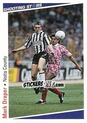 Sticker Draper Mark - Shooting Stars 1991-1992 n. 211 - Merlin