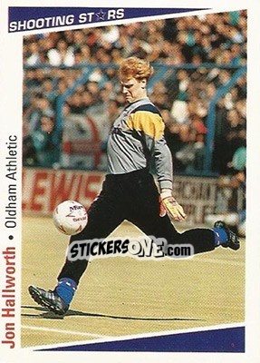 Sticker Hallworth Jon - Shooting Stars 1991-1992 - Merlin