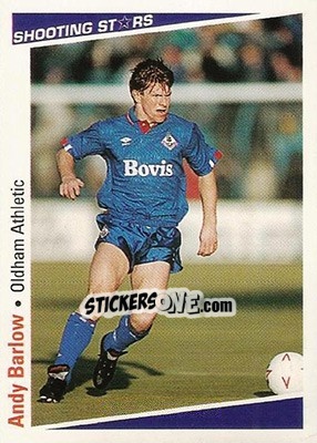 Sticker Barlow Andy - Shooting Stars 1991-1992 - Merlin