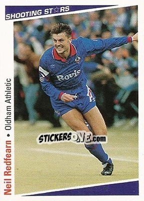 Sticker Redfearn Neil - Shooting Stars 1991-1992 n. 216 - Merlin