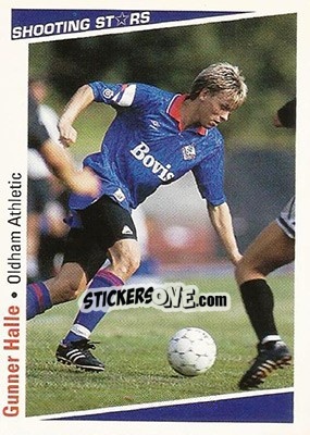 Sticker Halle Gunner - Shooting Stars 1991-1992 - Merlin