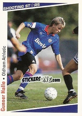 Cromo Halle Gunner - Shooting Stars 1991-1992 - Merlin