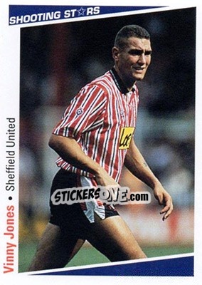 Figurina Jones Vinny - Shooting Stars 1991-1992 n. 252 - Merlin