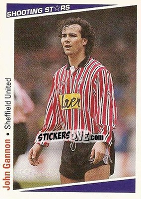 Sticker Gannon John - Shooting Stars 1991-1992 - Merlin