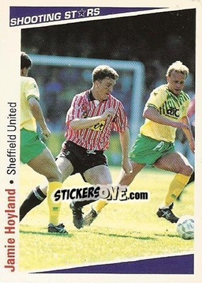 Sticker Hoyland Jamie - Shooting Stars 1991-1992 - Merlin