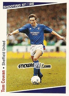 Sticker Cowan Tom - Shooting Stars 1991-1992 - Merlin