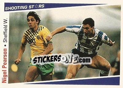 Sticker Pearson Nigel - Shooting Stars 1991-1992 n. 262 - Merlin