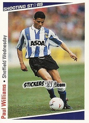 Sticker Williams Paul - Shooting Stars 1991-1992 - Merlin