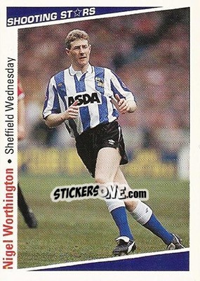 Sticker Worthington Nigel - Shooting Stars 1991-1992 n. 267 - Merlin