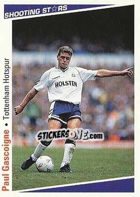 Sticker Gascoigne Paul - Shooting Stars 1991-1992 n. 290 - Merlin