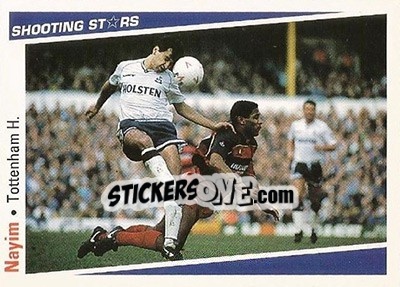 Sticker Nayim - Shooting Stars 1991-1992 n. 291 - Merlin